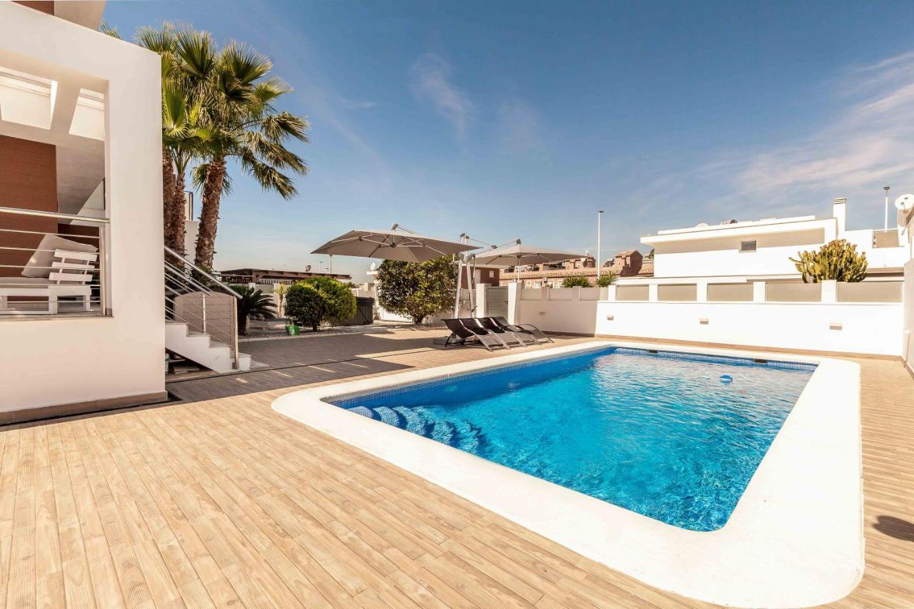 Casa Bos Orange Wellness Luxury Entire Villa Jacuzzi & Pool Gran Alacant Near Beach Puerto Marino Extérieur photo