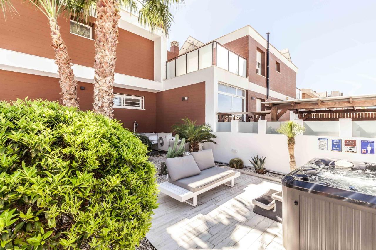 Casa Bos Orange Wellness Luxury Entire Villa Jacuzzi & Pool Gran Alacant Near Beach Puerto Marino Extérieur photo