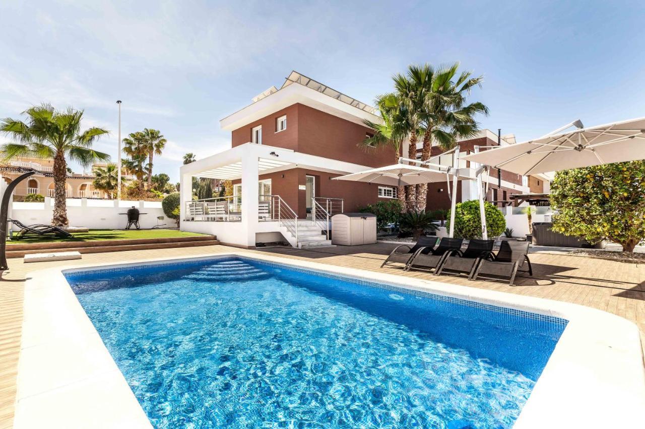 Casa Bos Orange Wellness Luxury Entire Villa Jacuzzi & Pool Gran Alacant Near Beach Puerto Marino Extérieur photo