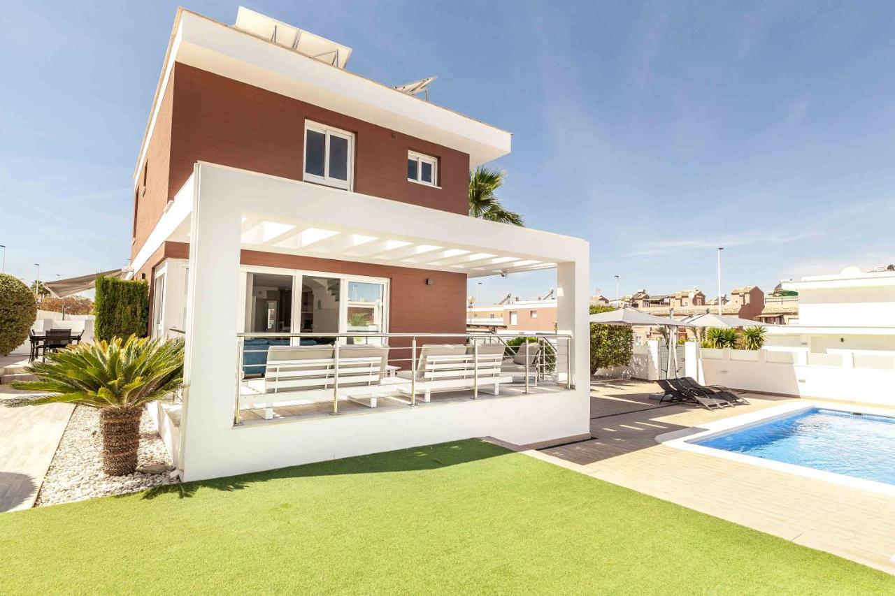 Casa Bos Orange Wellness Luxury Entire Villa Jacuzzi & Pool Gran Alacant Near Beach Puerto Marino Extérieur photo