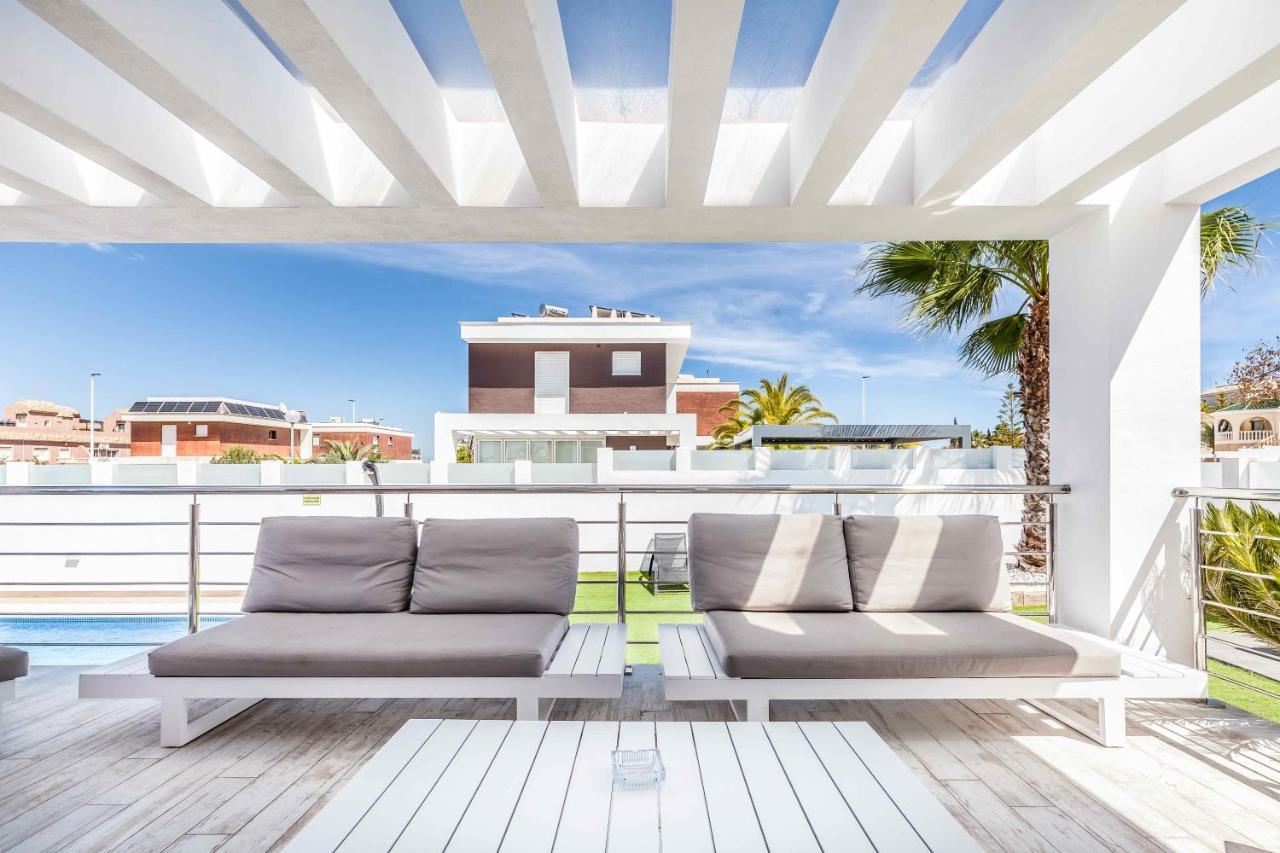 Casa Bos Orange Wellness Luxury Entire Villa Jacuzzi & Pool Gran Alacant Near Beach Puerto Marino Extérieur photo