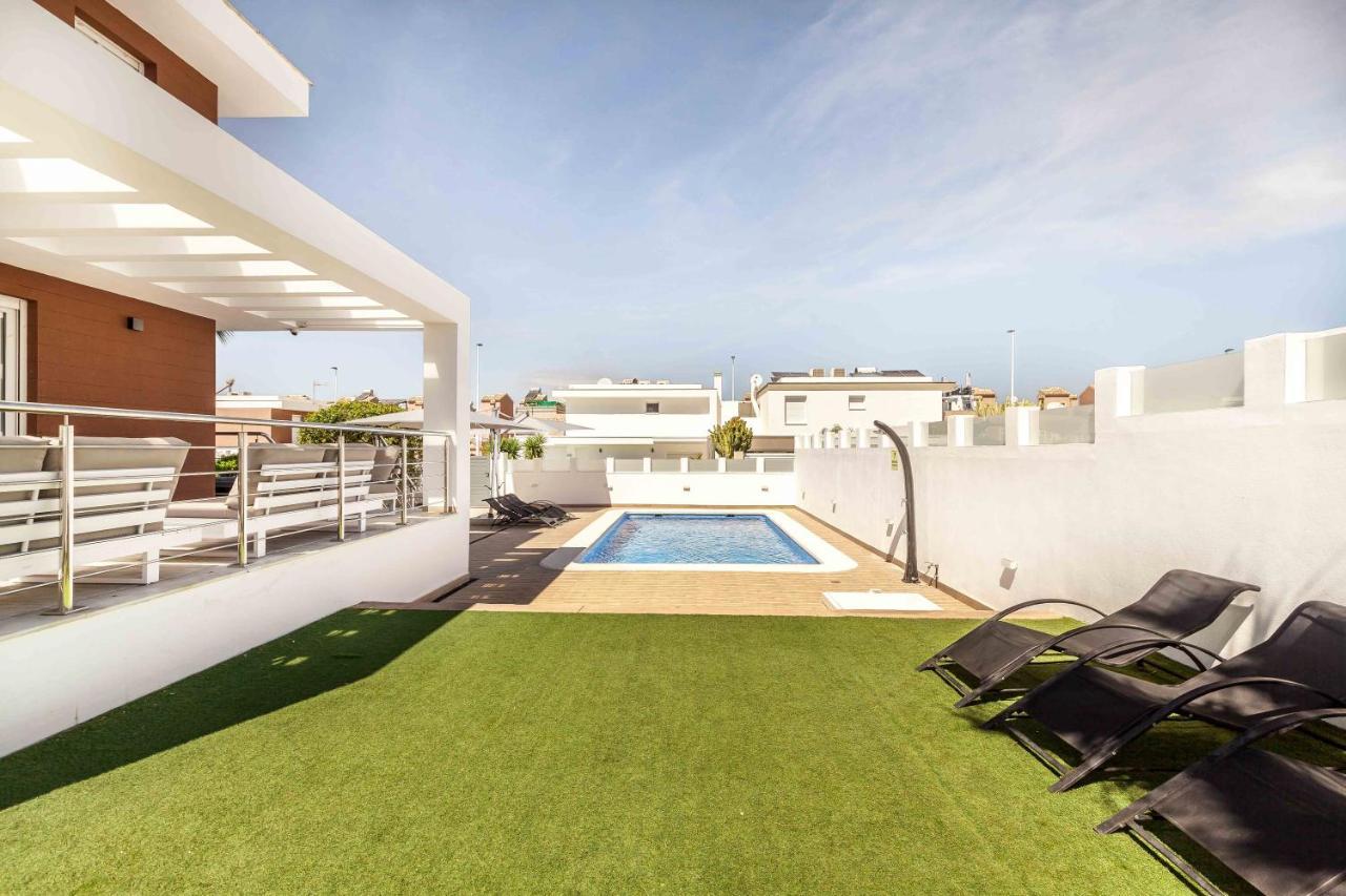 Casa Bos Orange Wellness Luxury Entire Villa Jacuzzi & Pool Gran Alacant Near Beach Puerto Marino Extérieur photo